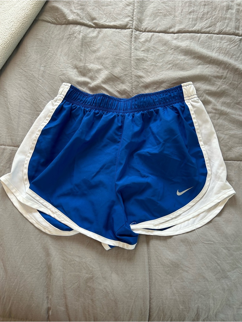Nike Women’s Royal Blue Running Shorts with White Trim